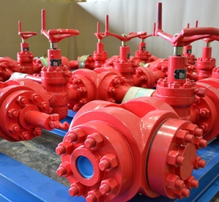 Entrega de manifold onshore